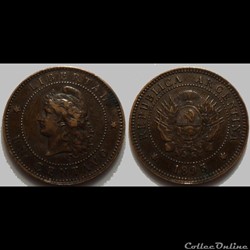 Argentine 1 Centavo 1895