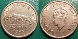 1/2 Roupie 1946 • (Bombay)