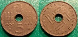 5 Reichspfennig 1940