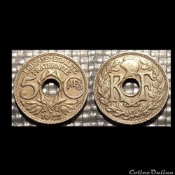 Cc 5 centimes EM Lindauer 1922 17mm 2g