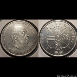 Espagne 100 pesetas 1966