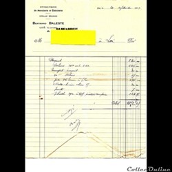 Vieux papiers: Luë Entreprise Bernard Baleste 1937