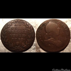 Pays Bas Autrichien 2 Liards 1789