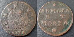 Italie - République de Venise 2 Soldi Armata e.t Morea 1688-1690