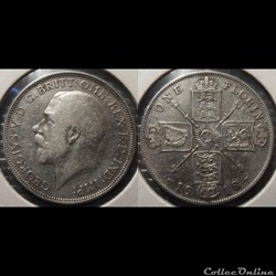 Grande Bretagne 1 Florin 1918