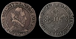 Henri III Franc 1578 Dijon