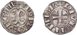Eudes II Denier Bourgogne Dijon