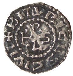 Charles II Le Chauve denier Bourges