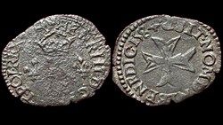 Henri III Liard à la Croix du Saint Esprit 1584 Dijon