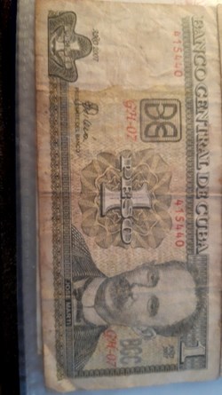 1 peso 2007 CUBA