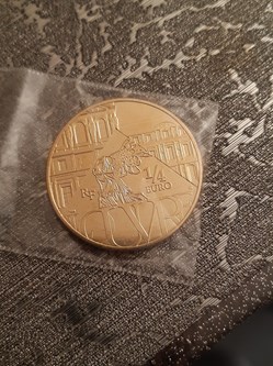 1/4 euros 2021 sacee de Napoleon 1er - Louvre