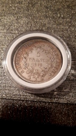 5 francs 1876 K Hercule