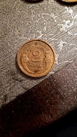 2 francs 1933 bronze-alu Morlon