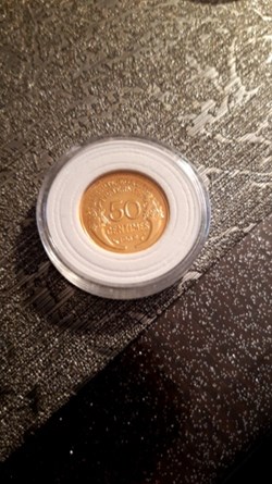 50 centimes 1939 morlon dorée