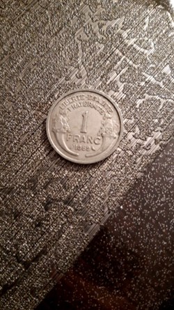 1 franc 1959 chouette alu Morlon