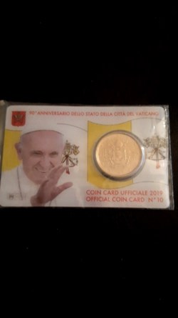 50 cents Vatican 2019