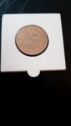 10 francs 1974 Essai Rainier III 25e anniversaire de régne Monaco