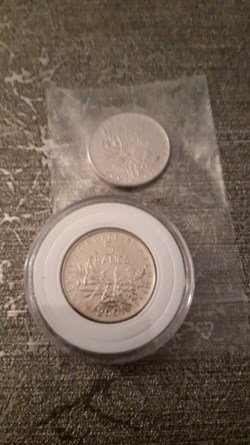 5 francs 2001 semeuse FDC