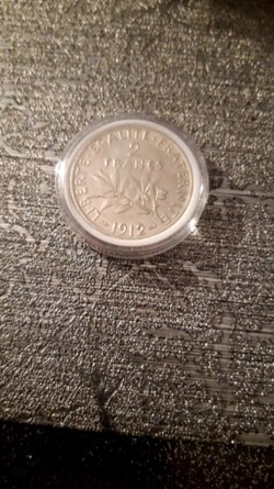 2 francs 1912 semeuse