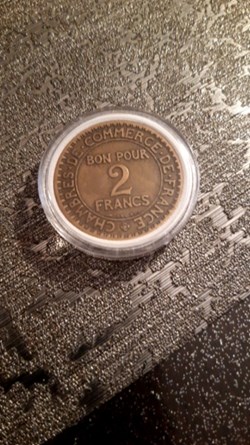 2 francs 1924 chambre de commerce