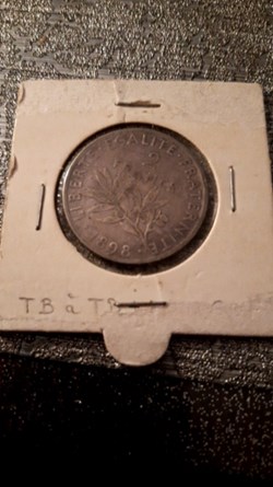 2 francs 1898 semeuse