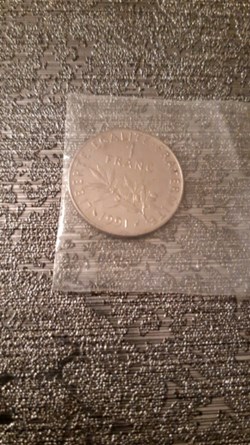 1 franc 1991 la semeuse