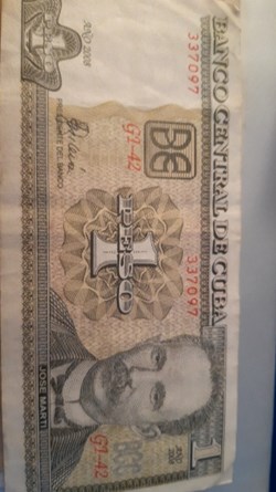 1 peso 2008 CUBA