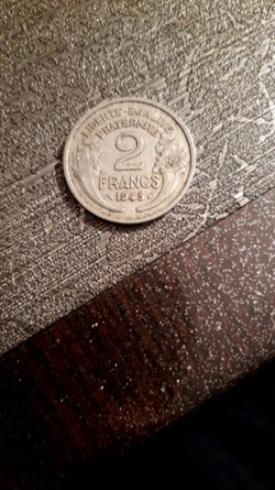 2 francs 1945 alu Morlon