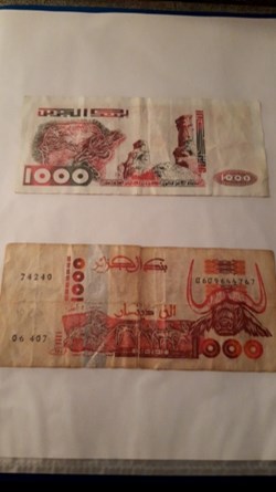 1000 Dinars Algerie