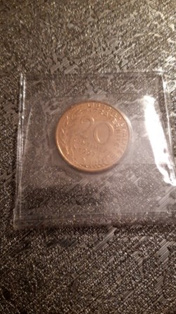 20 centimes 1997 B.U Marianne