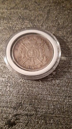 5 francs 1869 BB Napoleon III tête laurée