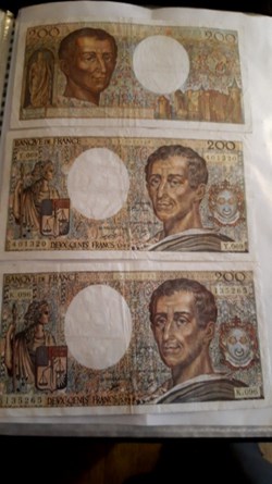 200 francs 1989,1989,1990, Montesquieu