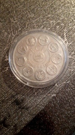 Medaille 1981 ECU EUROPA