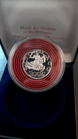 100 francs 1997 Dynastie des grimaldi Monaco