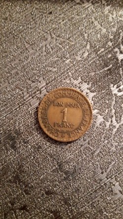 1 franc 1924 (4 fermé) Chambre du commerce