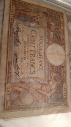 100 francs 1934 olivier merson