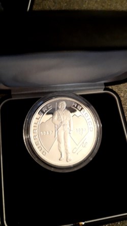 10 pesos 1997 argent mort du che CUBA