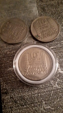 10 francs 1946 Turin Rameaux cours