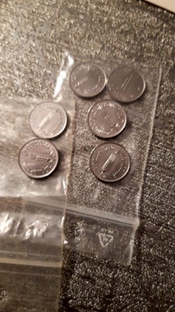 1 centimes 1974 EPI avec rebord