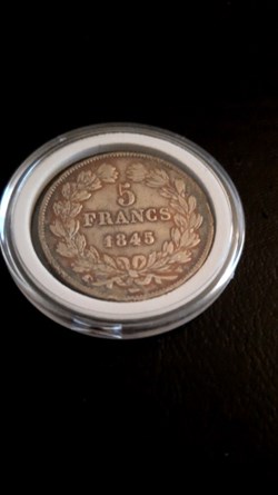 5 francs 1845 W IIIe type Domard