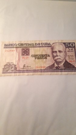 50 pesos 2007 CUBA