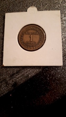 1 franc 1923 Chambre du commeece