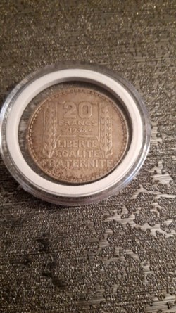 20 francs 1938 Turin Rameaux Longs