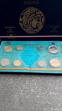 Serie 1977 FDC sans la 50 francs