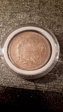 5 francs 1875 A Hercule