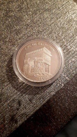 Medaille Les plus beaux trésors du patrimoine de france L'arc de triomphe