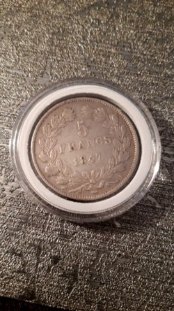 5 francs 1847 A IIIe type Domard