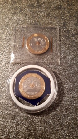 20 francs 1994 Mont saint michel Abeille BU