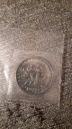 5 francs 1977 semeuse fdc