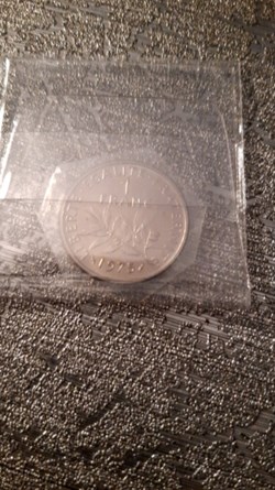 1 franc 1975 la semeuse FDC